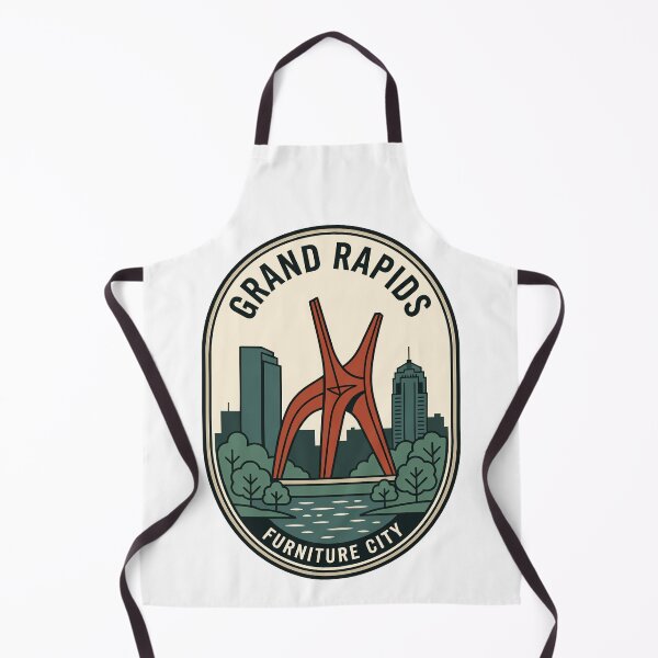 Item preview, Grand Rapids Michigan Furniture City Vintage Travel Badge designed and sold by k3rstman1.