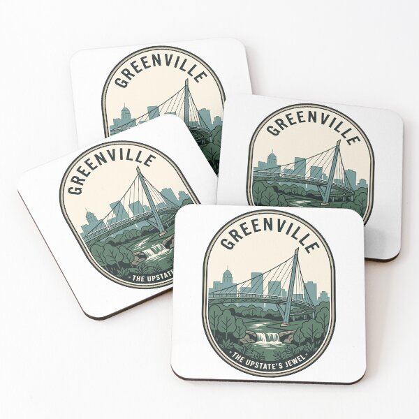 Item preview, Vintage Greenville South Carolina Falls Park Travel Badge designed and sold by k3rstman1.