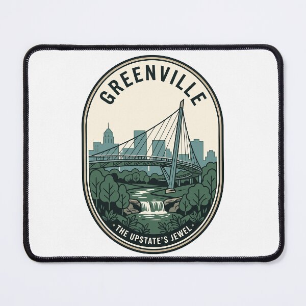 Item preview, Vintage Greenville South Carolina Falls Park Travel Badge designed and sold by k3rstman1.