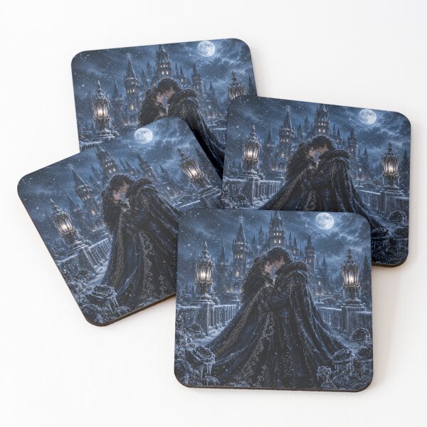 Item preview, Frozen Gothic Romance | Dark Fantasy Winter Lovers designed and sold by kabucino.