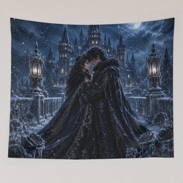 Item preview, Frozen Gothic Romance | Dark Fantasy Winter Lovers designed and sold by kabucino.