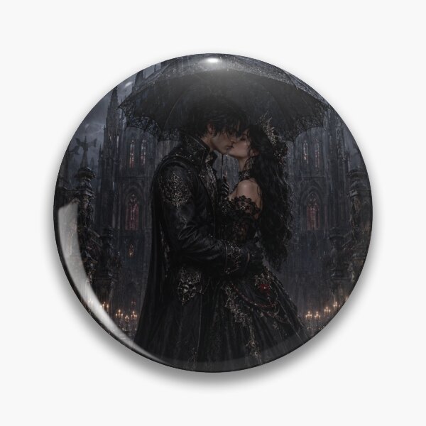 Item preview, Gothic Cathedral Rain Kiss | Dark Fantasy Romance designed and sold by kabucino.