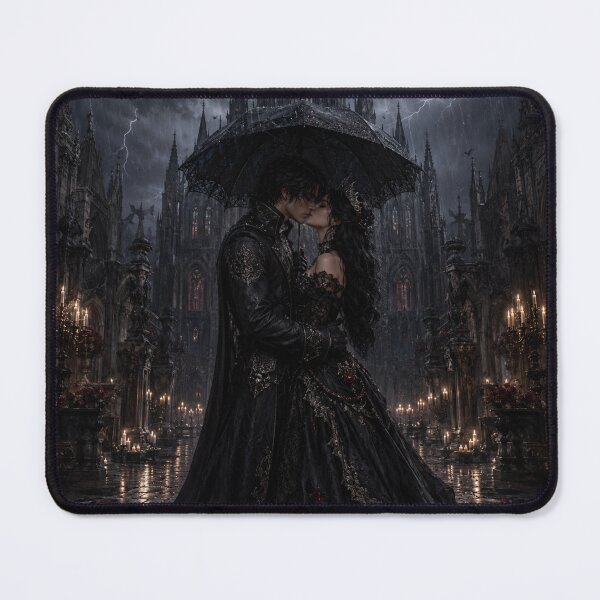 Item preview, Gothic Cathedral Rain Kiss | Dark Fantasy Romance designed and sold by kabucino.