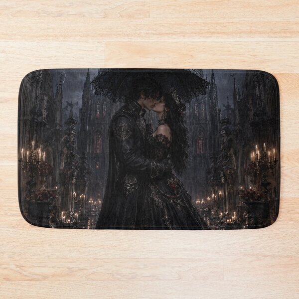 Item preview, Gothic Cathedral Rain Kiss | Dark Fantasy Romance designed and sold by kabucino.