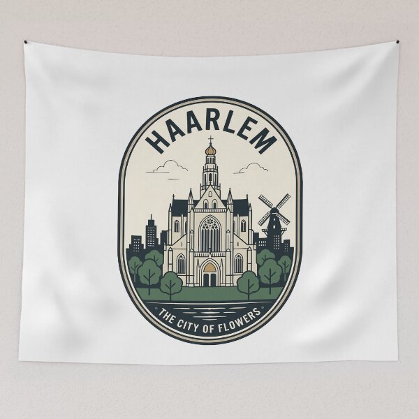 Item preview, Vintage Haarlem City of Flowers Dutch Landmark designed and sold by k3rstman1.