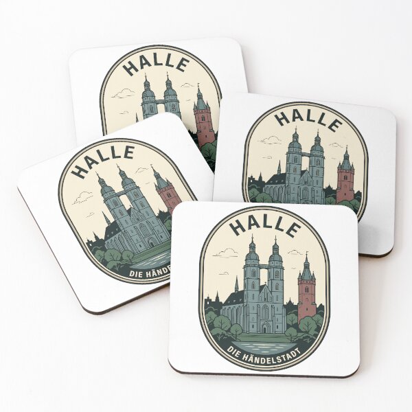 Item preview, Halle Die Händelstadt Germany Vintage City Badge designed and sold by k3rstman1.