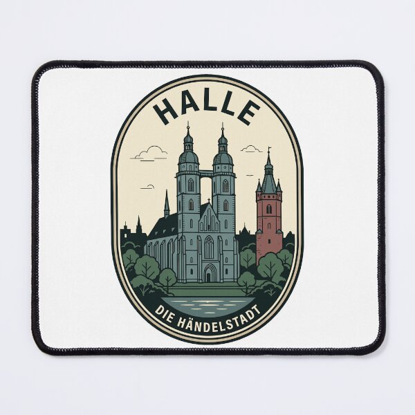 Item preview, Halle Die Händelstadt Germany Vintage City Badge designed and sold by k3rstman1.