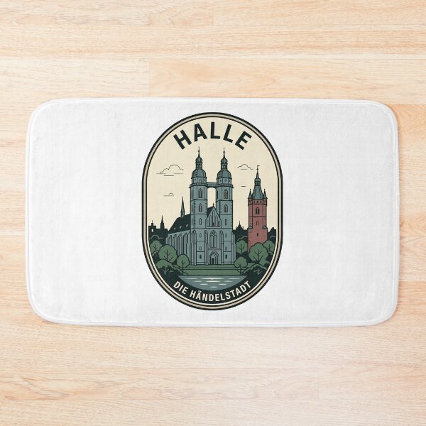 Item preview, Halle Die Händelstadt Germany Vintage City Badge designed and sold by k3rstman1.