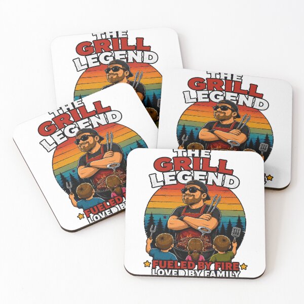 Item preview, The Grill Legend Funny BBQ Dad Shirt designed and sold by PINK FREE.