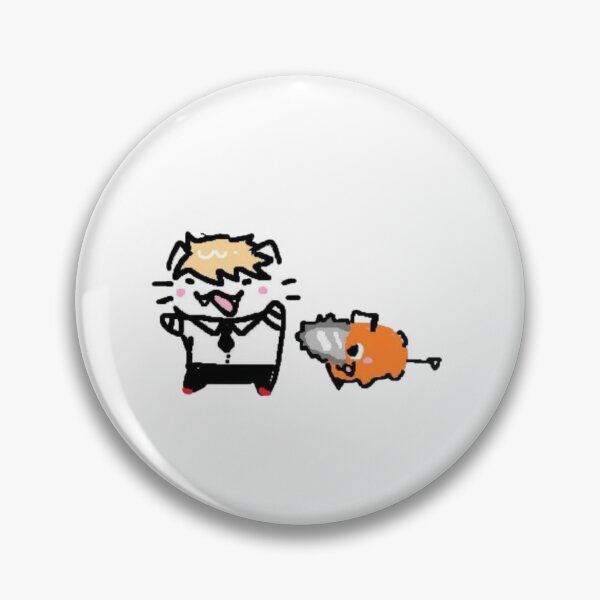 Item preview, Denji and Pochita Neko Doodle designed and sold by LesageSecond.