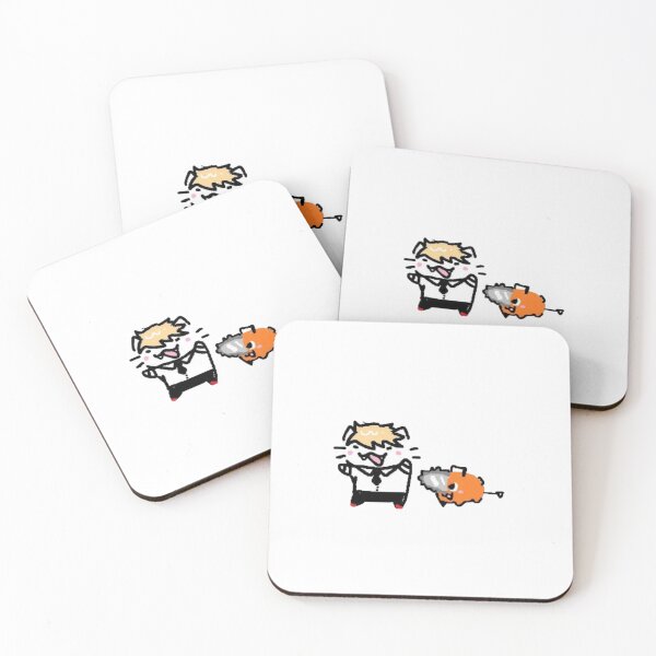 Item preview, Denji and Pochita Neko Doodle designed and sold by LesageSecond.