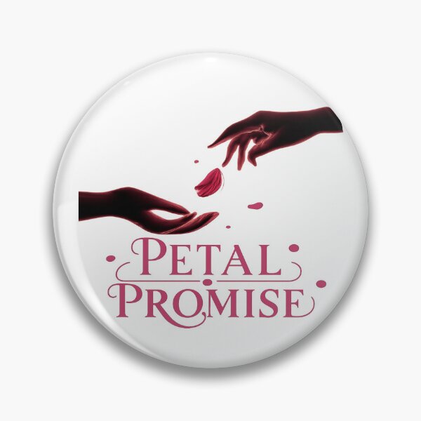 Item preview, Petal Promise Falling Flower Petal Design, Romantic Love Illustration, Delicate Commitment Art for Couples designed and sold by JagrDesigns.