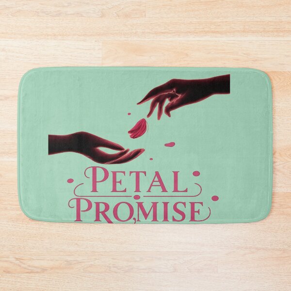 Item preview, Petal Promise Falling Flower Petal Design, Romantic Love Illustration, Delicate Commitment Art for Couples designed and sold by JagrDesigns.
