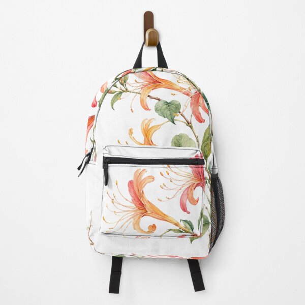 Item preview, Watercolor Honeysuckle Floral Art designed and sold by Tropical art.