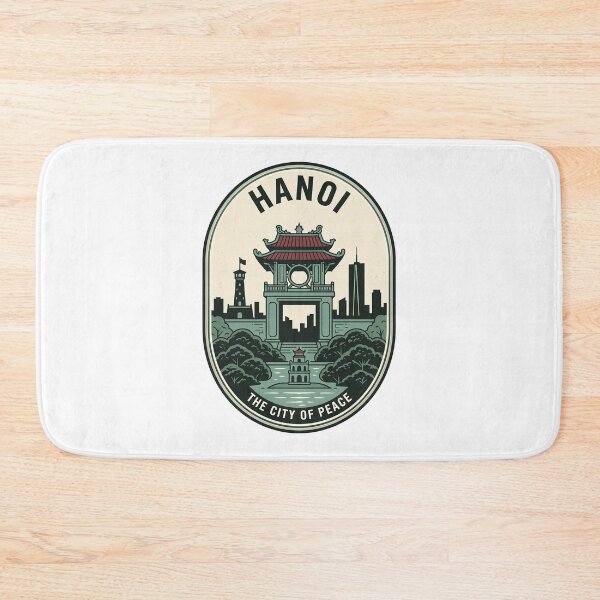 Item preview, Vintage Hanoi Vietnam City of Peace Travel Badge designed and sold by k3rstman1.