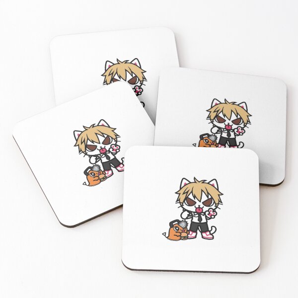 Item preview, Power and Pochita Neko Doodle designed and sold by LesageSecond.