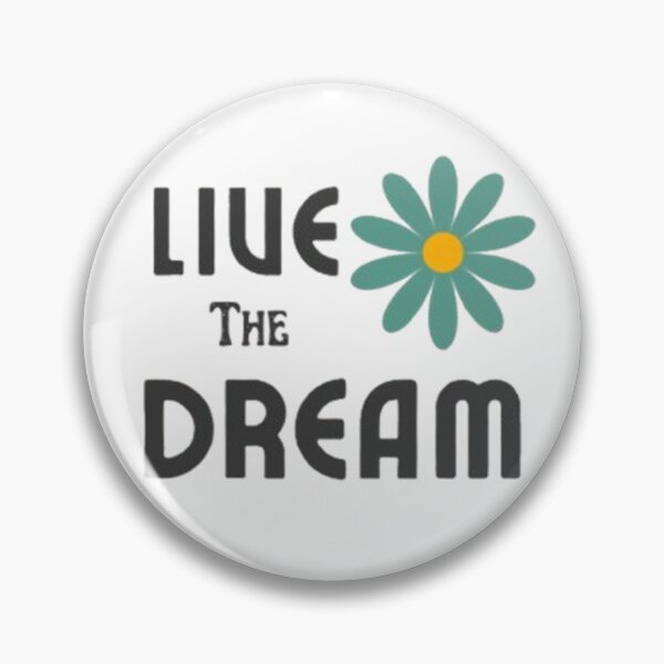 Item preview, Live The Dream Motivational Typography designed and sold by CozyQuotePrints.
