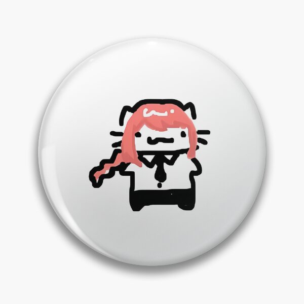 Item preview, Makima Neko Chibi Doodle Meme designed and sold by LesageSecond.
