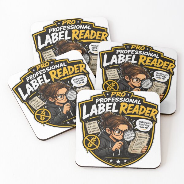 Item preview, Professional Label Reader Gluten Free Funny Shirt designed and sold by PINK FREE.