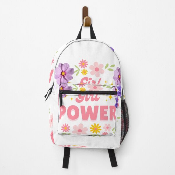 Item preview, Girl Power Floral Aesthetic Typography Design designed and sold by RushVibeWear.