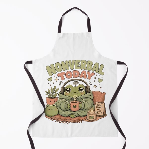 Item preview, Nonverbal Today Cozy Frog designed and sold by PrintologyAura.