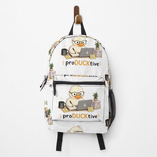 Item preview, proDUCKtive Duck – Cute Productivity Duck Cartoon Design designed and sold by The-Radiologist.