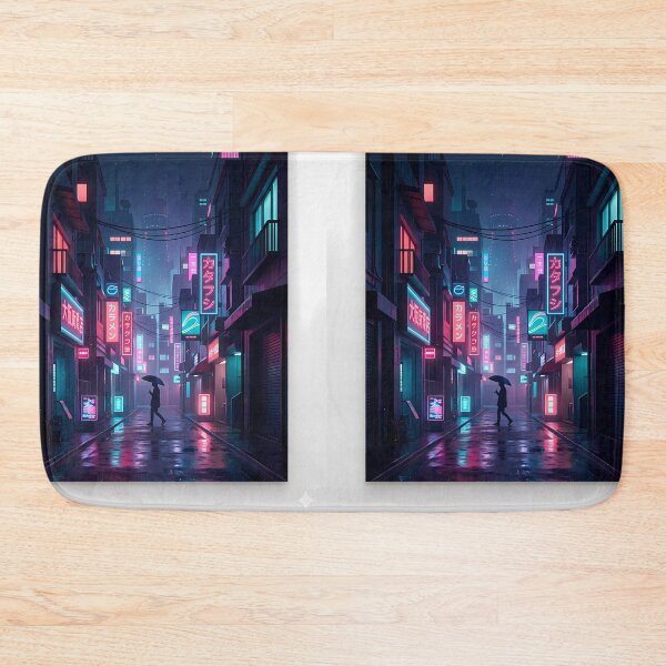 Item preview, Neo Tokyo Alley: Cyberpunk Neon Rain & Street Life designed and sold by Neo Tokio.