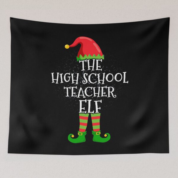 Item preview, High School Teacher Elf Family Matching Christmas Group designed and sold by CosmoKitsch.