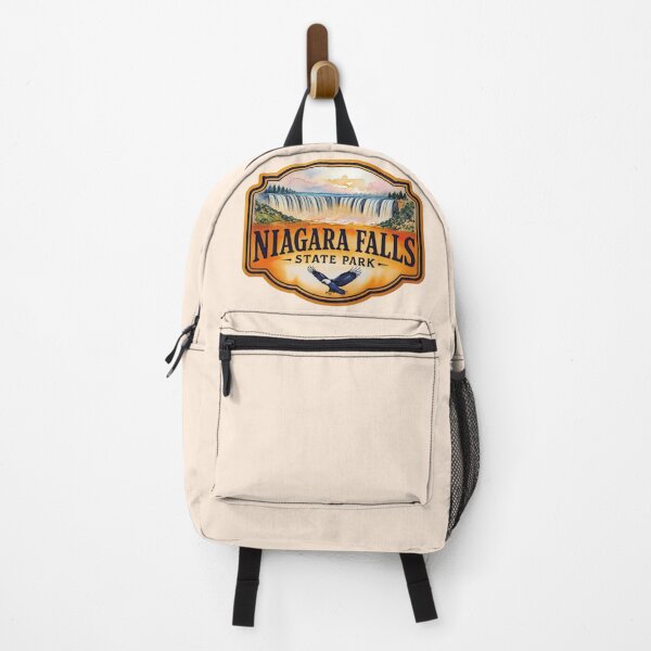 Item preview, Niagara Falls State Park Vintage Travel Badge designed and sold by MoxisWatercolor.