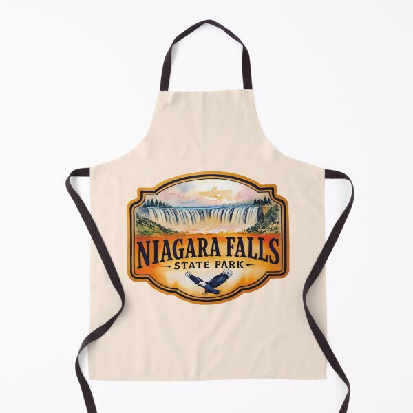 Item preview, Niagara Falls State Park Vintage Travel Badge designed and sold by MoxisWatercolor.
