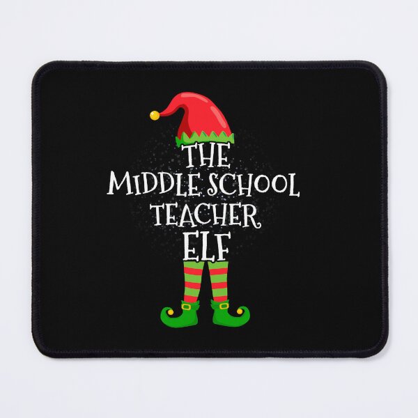 Item preview, Middle school Teacher Elf Family Matching Christmas Group designed and sold by CosmoKitsch.