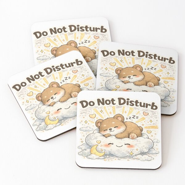 Item preview, Sleepy Bear – Do Not Disturb | Cozy Kawaii Sleep Mode Bear designed and sold by Clothes With Smiling Animals Walt Gral.