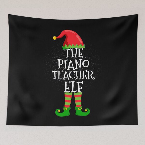 Item preview, Piano Teacher Elf Family Matching Christmas Group designed and sold by CosmoKitsch.