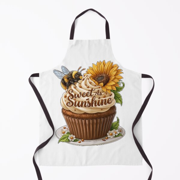 Item preview, Sweet As Sunshine Sunflower Bee Cupcake designed and sold by Marcikart.