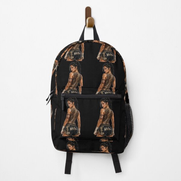 Item preview, Tattooed Muay Thai woman designed and sold by CoolCrazyQuirky.