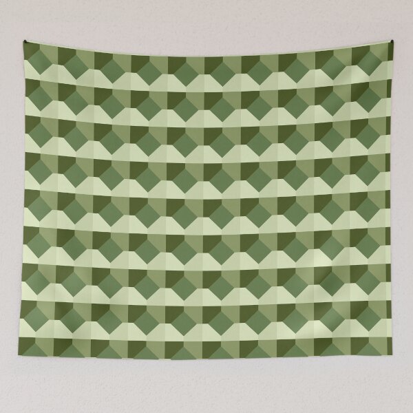Item preview, Forest green diamond pattern designed and sold by Bloomiastudio.