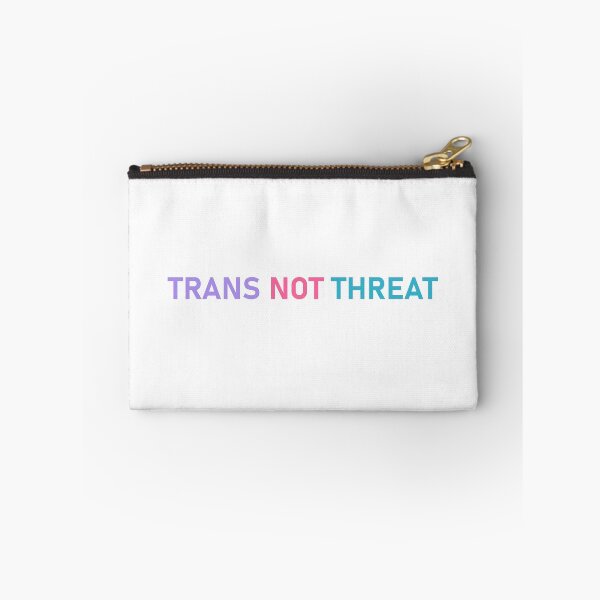 Item preview, Trans Not Threat Typography Design | Trans Pride LGBTQ+ Statement designed and sold by SarkisovaNune.