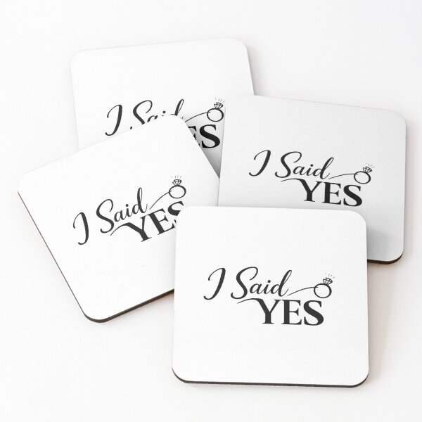 Item preview, I Said YES Engagement SVG | Elegant Bridal Quote Design with Ring | Bride to Be Wedding Graphic designed and sold by MarJul.