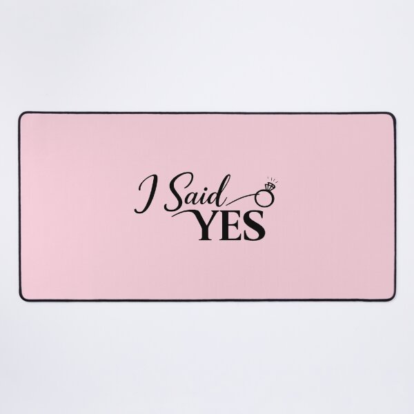 Item preview, I Said YES Engagement SVG | Elegant Bridal Quote Design with Ring | Bride to Be Wedding Graphic designed and sold by MarJul.