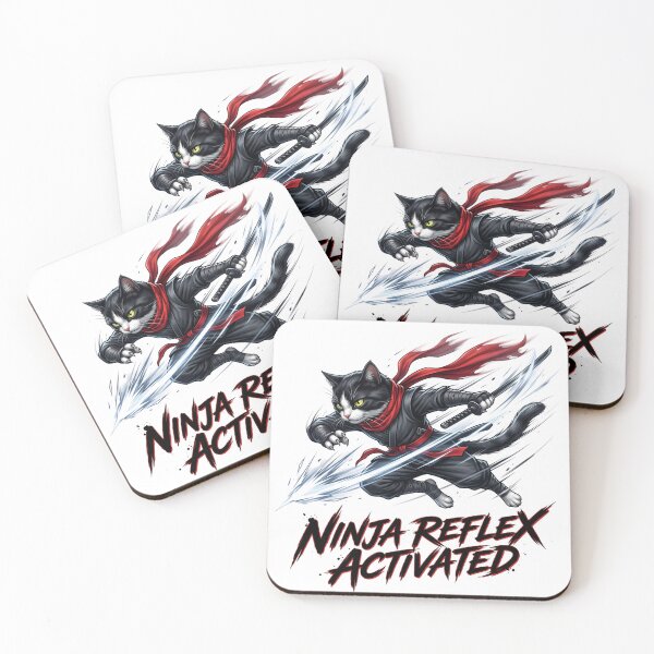 Item preview, Stealth Ninja Kitty Mood designed and sold by pradeepvisuals.