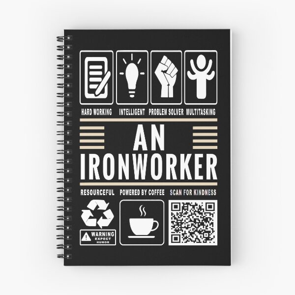 Item preview, Funny Ironworker Job Description Icons QR Code designed and sold by MerchMaxxing.