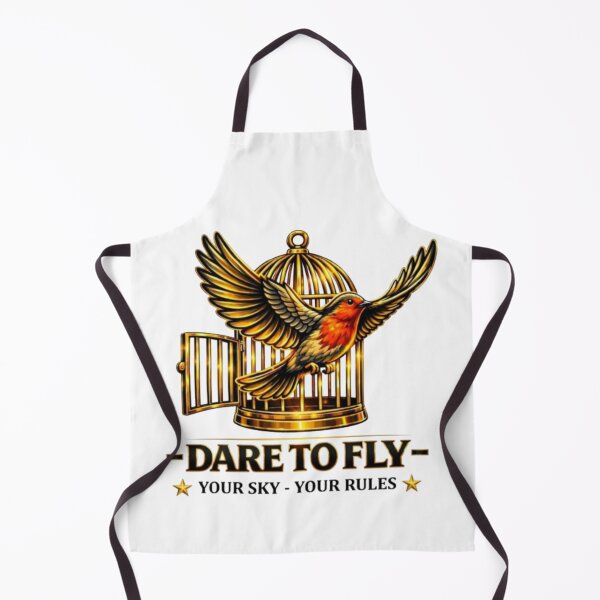 Item preview, Dare To Fly – Freedom Bird Inspirational Gold Artwork designed and sold by Be-You-Vibes.
