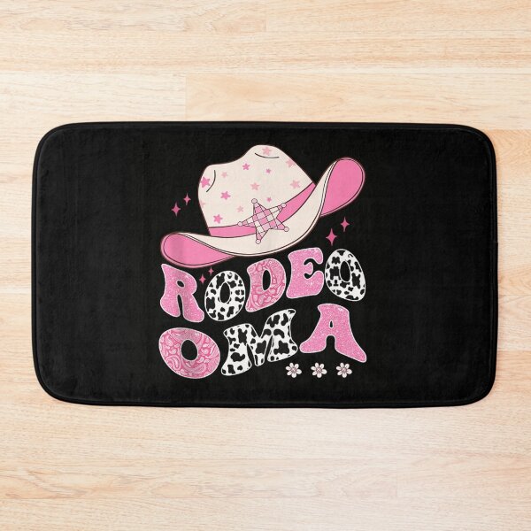 Item preview, Rodeo Oma Pink Cowgirl Hat Western Aesthetic Cow Print Floral Design designed and sold by Phil Ben.