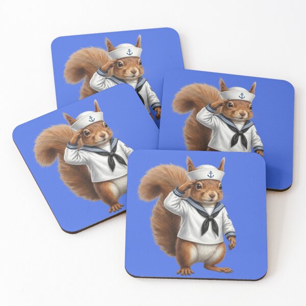 Item preview, Sailor Squirrel: Realistic Marine Design designed and sold by Wild Hare.
