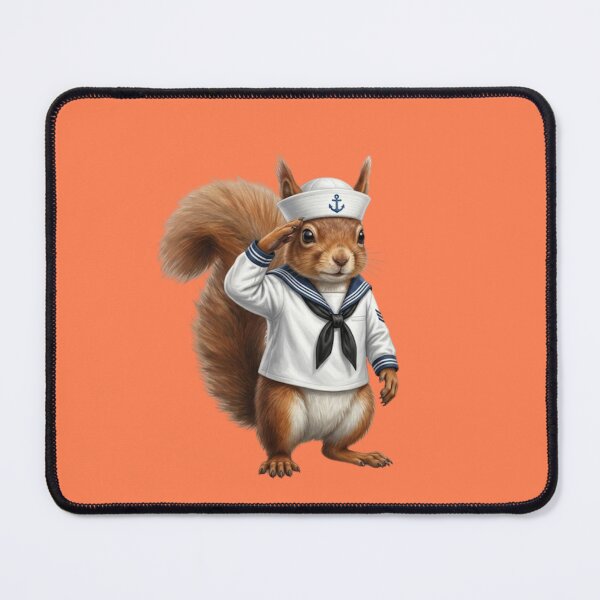 Item preview, Sailor Squirrel: Realistic Marine Design designed and sold by Wild Hare.
