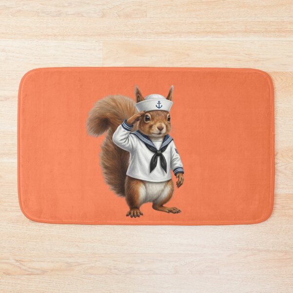 Item preview, Sailor Squirrel: Realistic Marine Design designed and sold by Wild Hare.