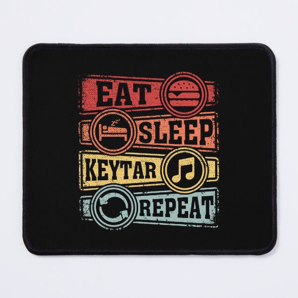Item preview, Eat Sleep Keytar Repeat designed and sold by GabbyKash.