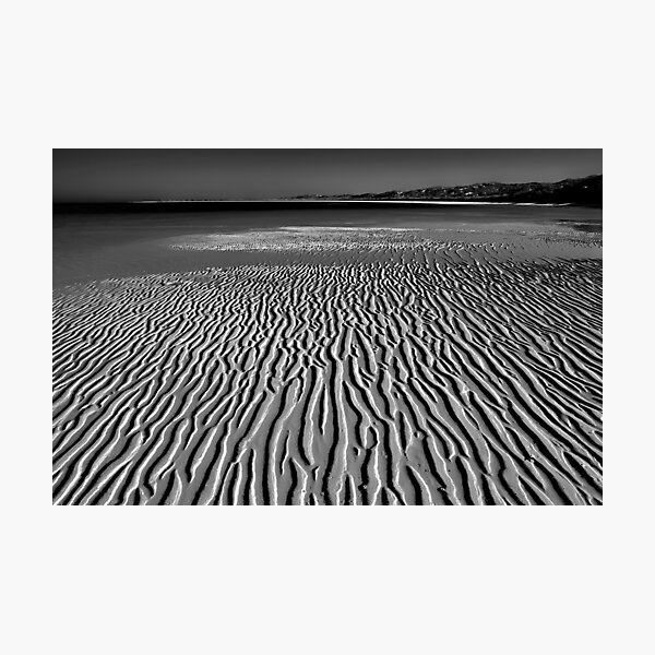 Tidelines at dusk, Coral Bay Photographic Print