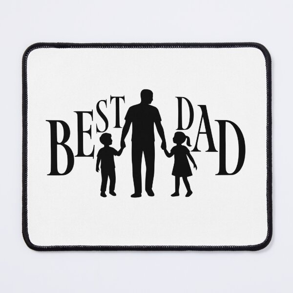 Item preview, Father’s Day - Best Dad - Family silhouettes designed and sold by Fantabuloustef.