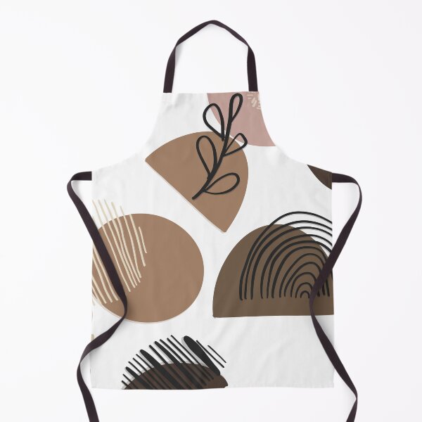 Item preview, Modern Boho Abstract Shapes Pattern – Neutral Earthy Aesthetic designed and sold by Barelythere2324.